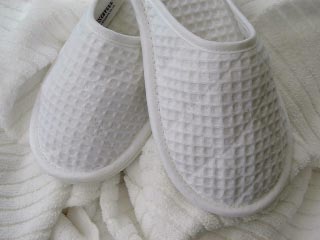 Style 301 Cotton Waffle Slippers