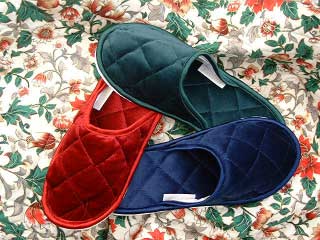 Style 342 Velour Slippers